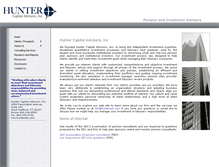 Tablet Screenshot of hunteradv.com